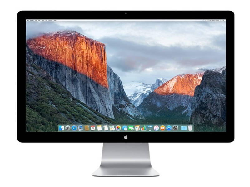 Apple 27" Thunderbolt Display, 2560 x 1440 pixels, 2.1 Speaker System, (3) USB 2.0, Firewire 800, Gigabit Ethernet, Thunderbolt | HTR