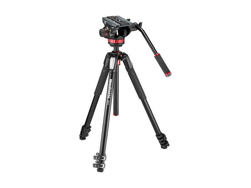 Manfrotto-502AH_&_MT055XPRO3-Tripod