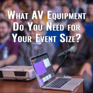 Conference AV Equipment: Tailoring Solutions by Venue Size with Hartford Tech Rentals