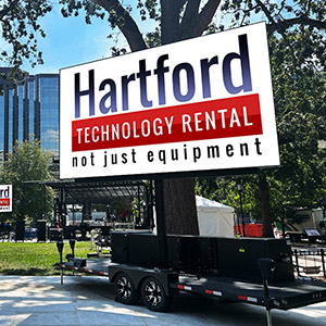 Outdoor video wall rentals and mobile video wall rentals In Baltimore