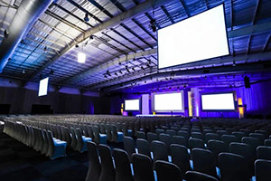 Successful installation of an LED video wall at a high-profile event