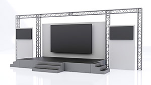 lcd-led-video-wall-sizes Different LCD/LED video wall sizes compared side by side.