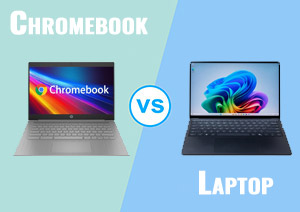 chromebook-vs-laptop Chromebook and traditional laptop comparison