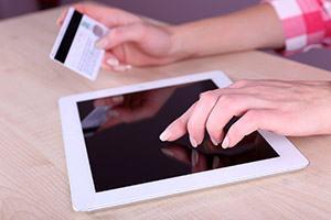 Tablet being used for Business